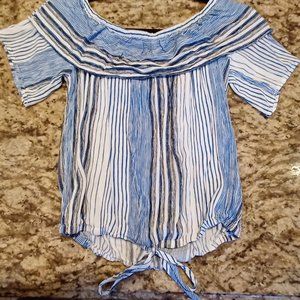 Striped women's blouse